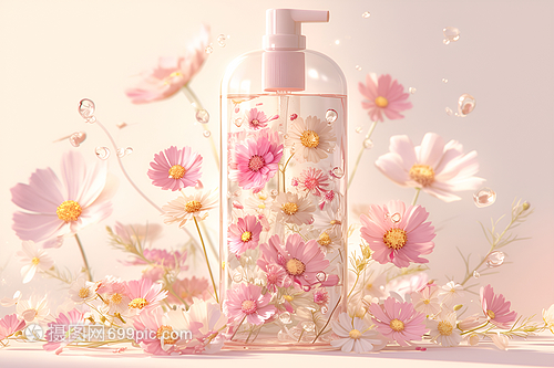 粉红鲜润，蔬萃净发 探索粉色鲜花与蔬菜成分的洗发新体验